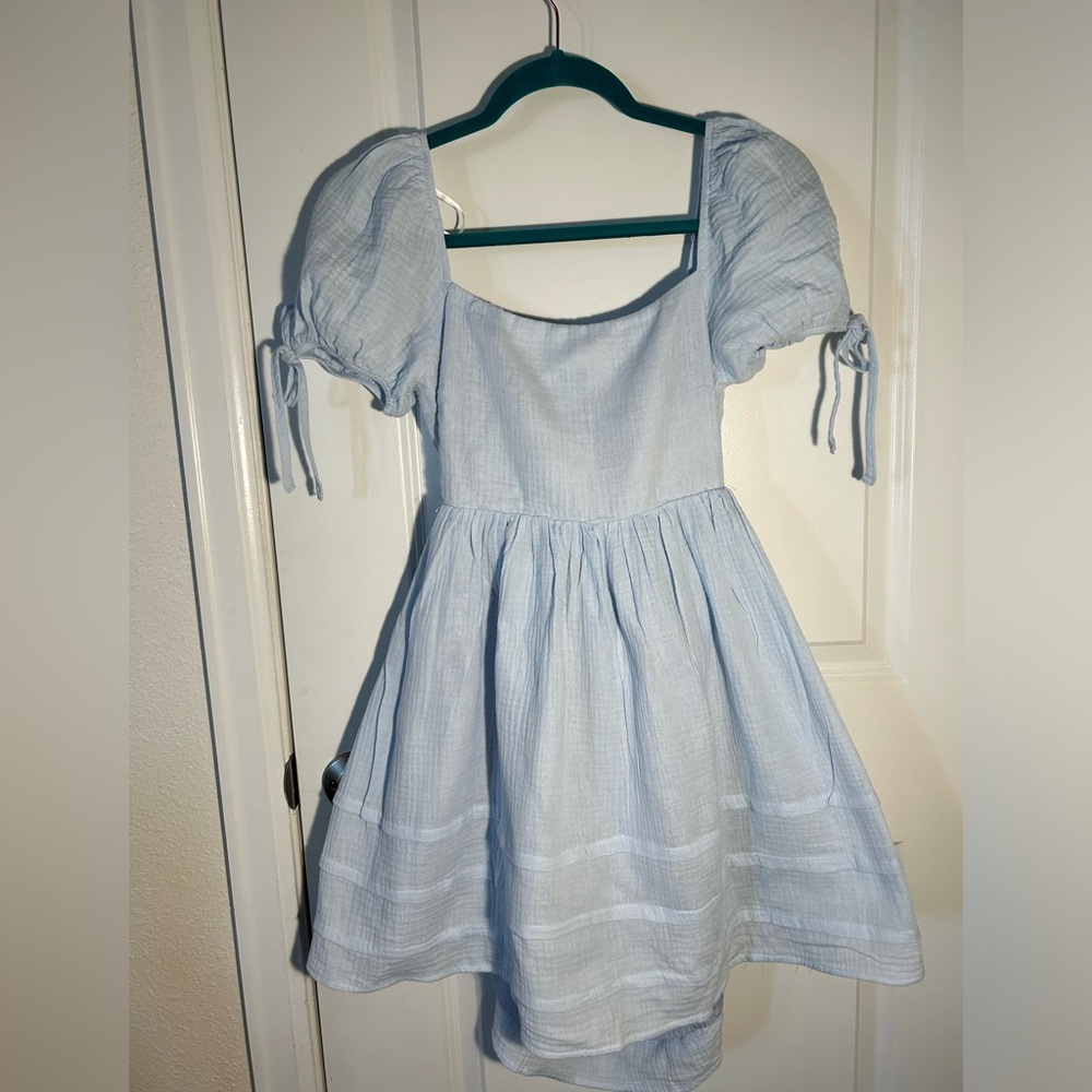 Hello Molly baby blue sundress size XS